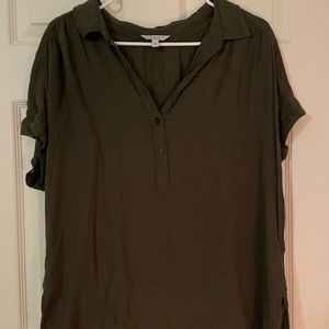Lucky brand green blouse
